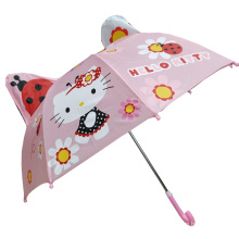 Hight Quality Hello Kitty Anima Fancy Unicorn Cat Umbrella For Kids Children